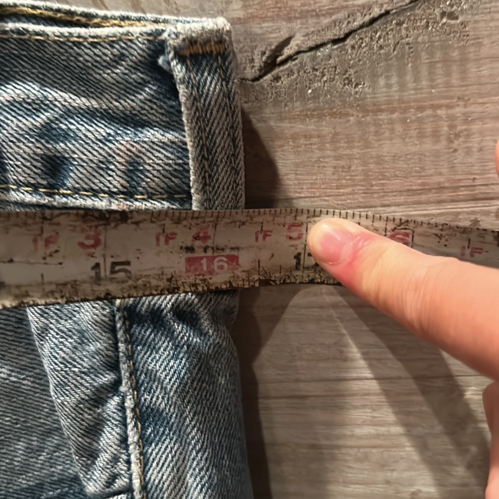 HANDMADE Levis 505s Quilted jeans size 30-32 - Picture 10 of 13